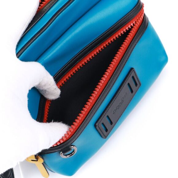 NWT Coach Colorblock Leather Terrain Travel Organizer Pouch - Picture 10 of 11